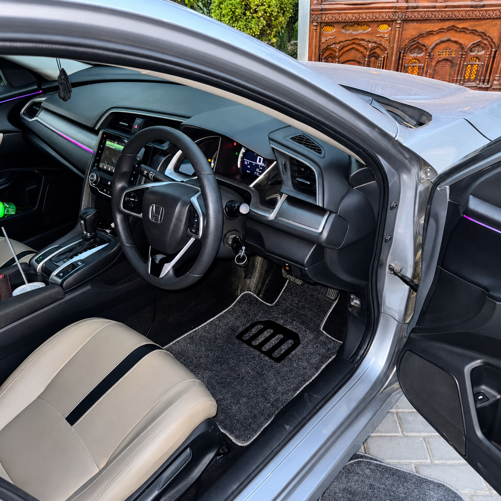 Ash grey Car carpets