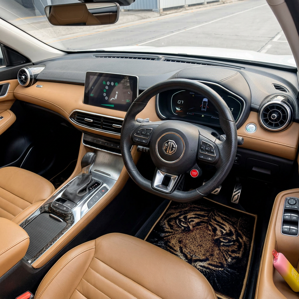 Panthera Tigiris Car Rug