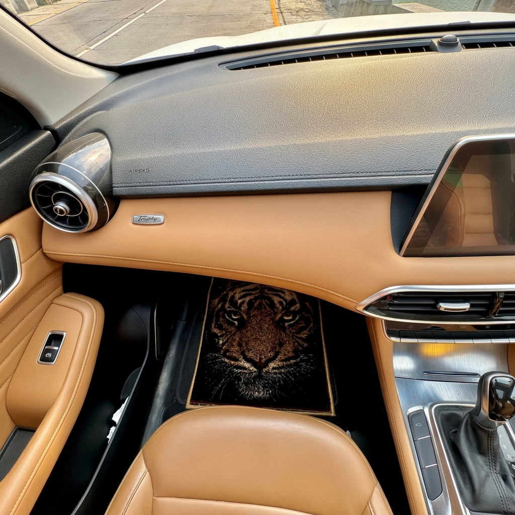 Panthera Tigiris Car Rug