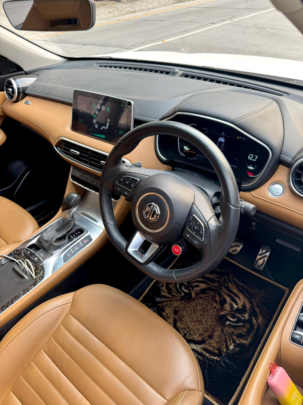 Panthera Tigiris Car Rug
